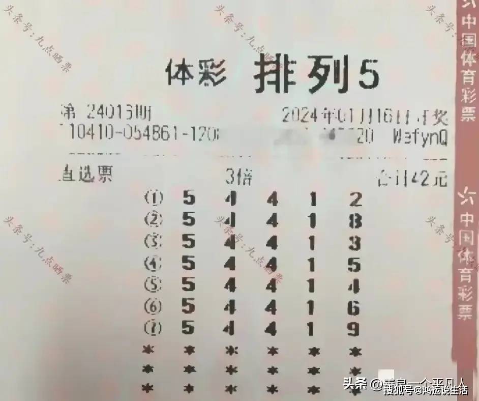 排五开奖结果，福彩3D的幸运之旅排列五开奖号码福彩3d开奖结果
